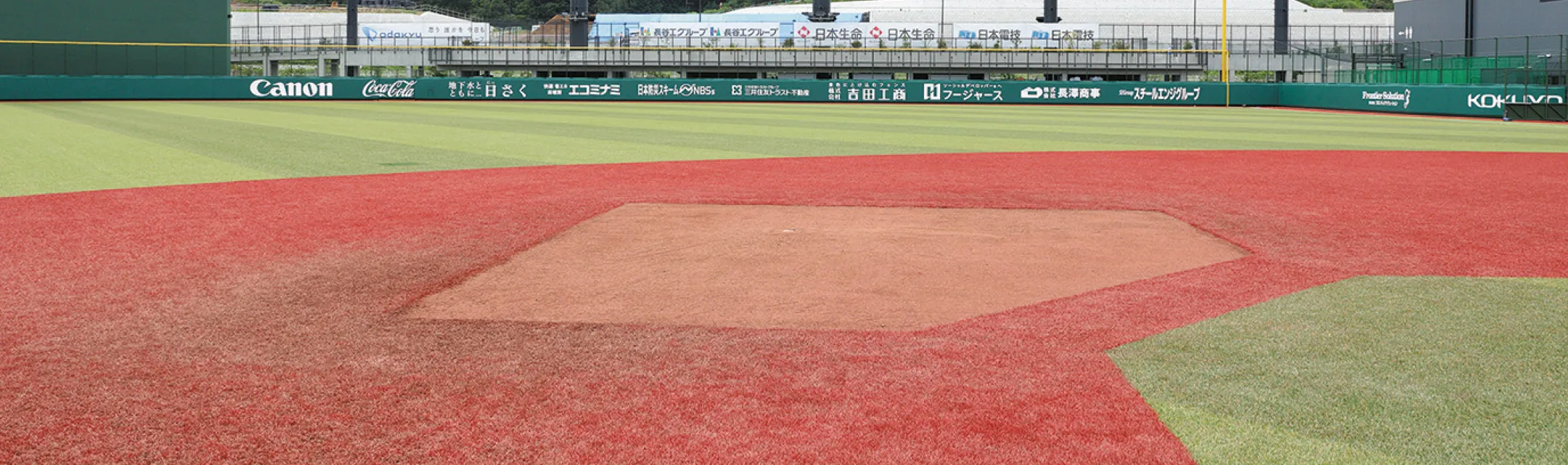 ジャイアンツタウンスタジアム 内野エリア 人工芝画像