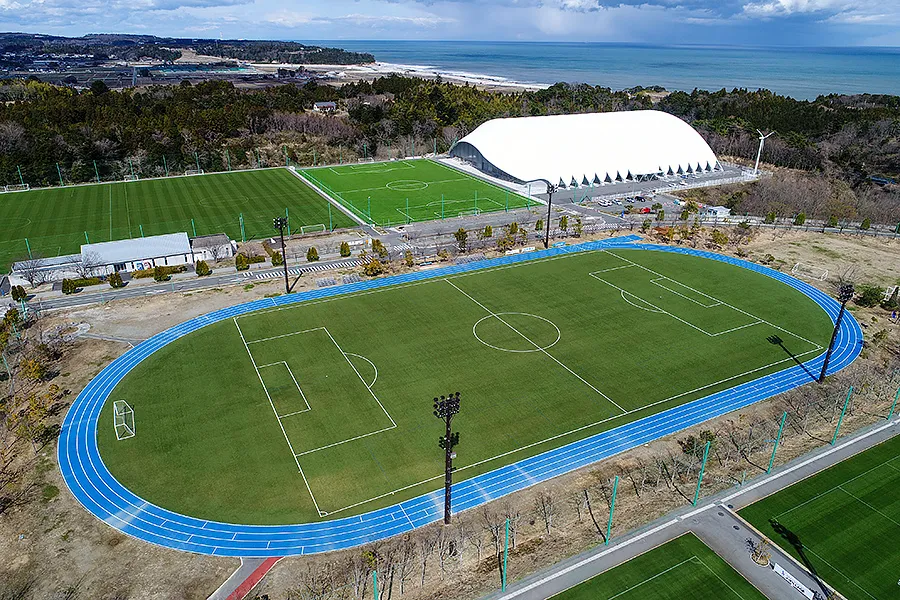 Jヴィレッジサッカー場 NO6ピッチ|人工芝導入実績|スポーツ専用