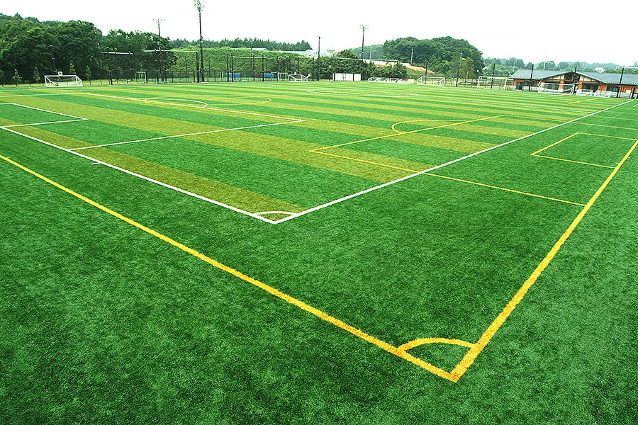 自然の森総合公園サッカー場|人工芝導入実績|スポーツ専用ロングパイル